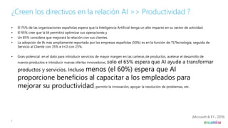 Las 5 claves de la AI en la productividad empresarial - ENCAMINA ...