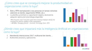Las 5 claves de la AI en la productividad empresarial - ENCAMINA ...