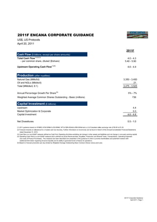 Encana may 2011 corp presentation