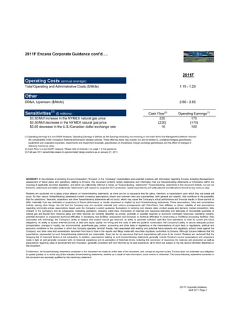 Encana may 2011 corp presentation