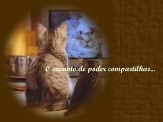 O encanto de poder compartilhar...  