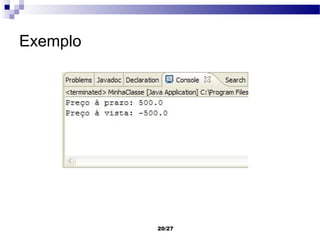 Exemplo




          20/27
 