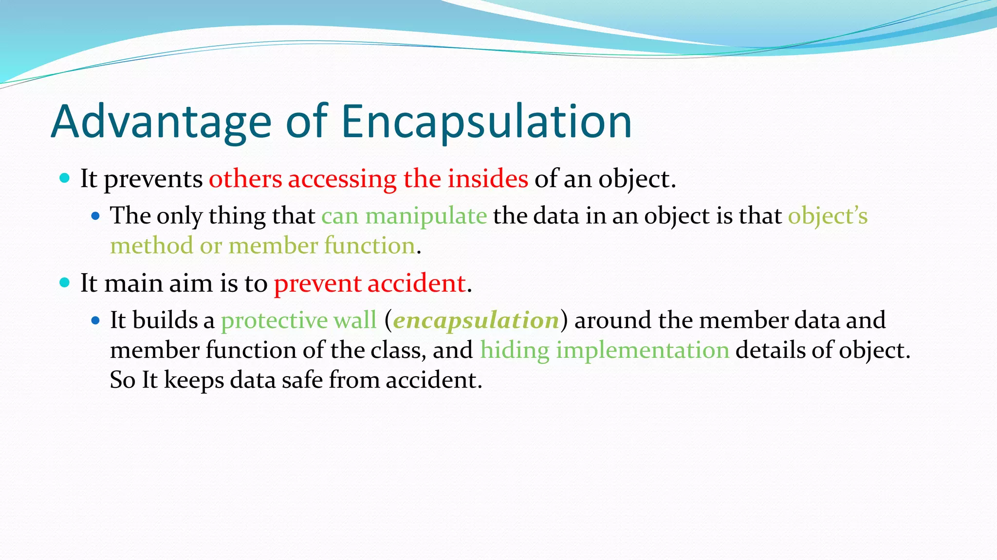 Encapsulation | PPTX