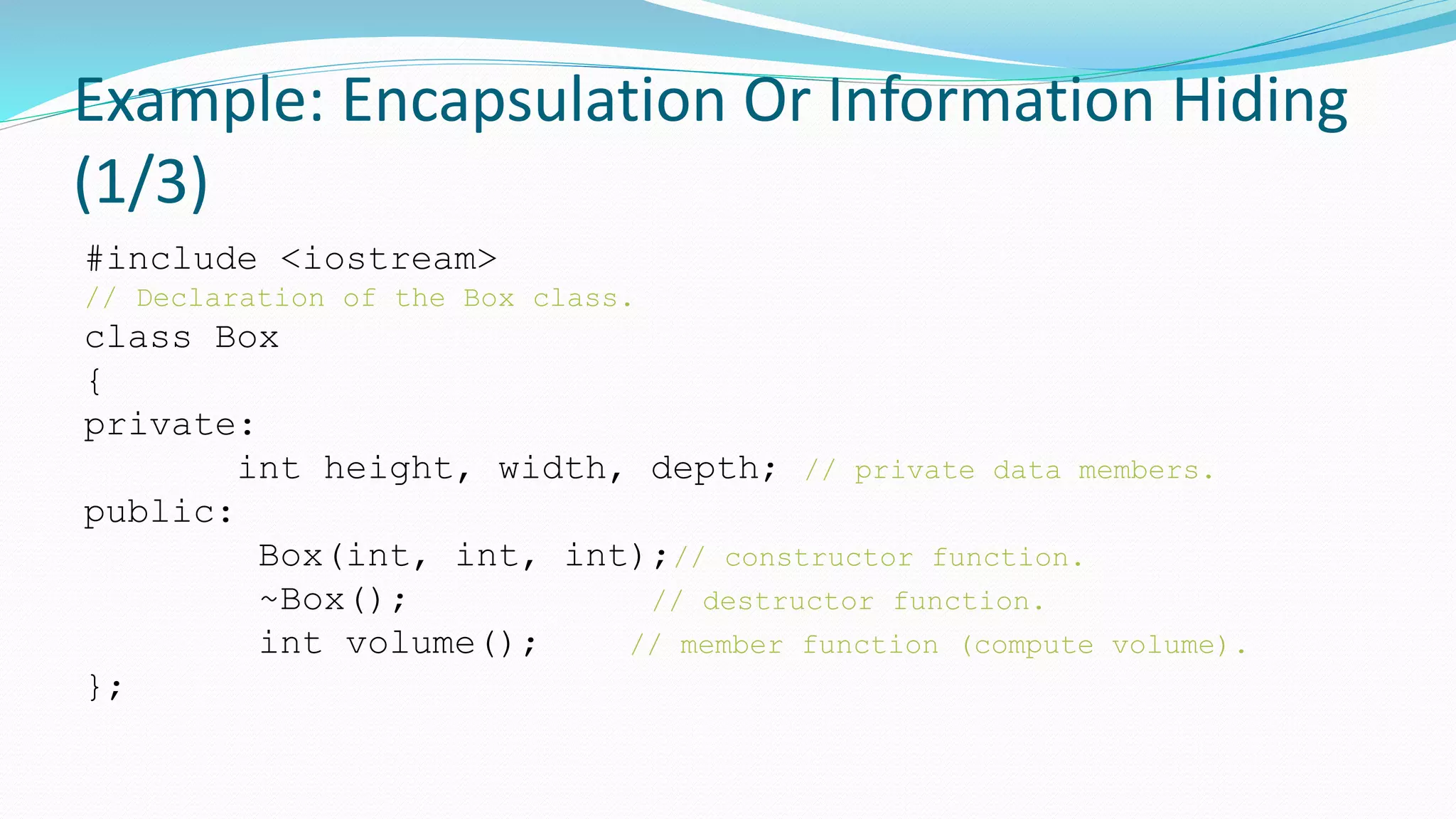 Encapsulation | PPTX