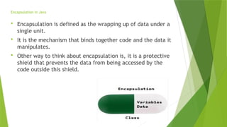 Comprehensive Guide to Encapsulation in Java Programming | PPTX