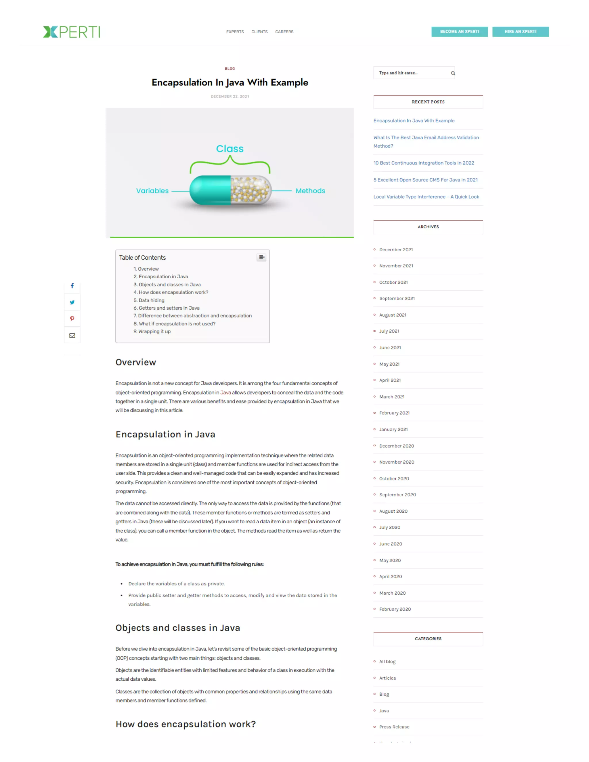 Encapsulation In Java With Example | PDF