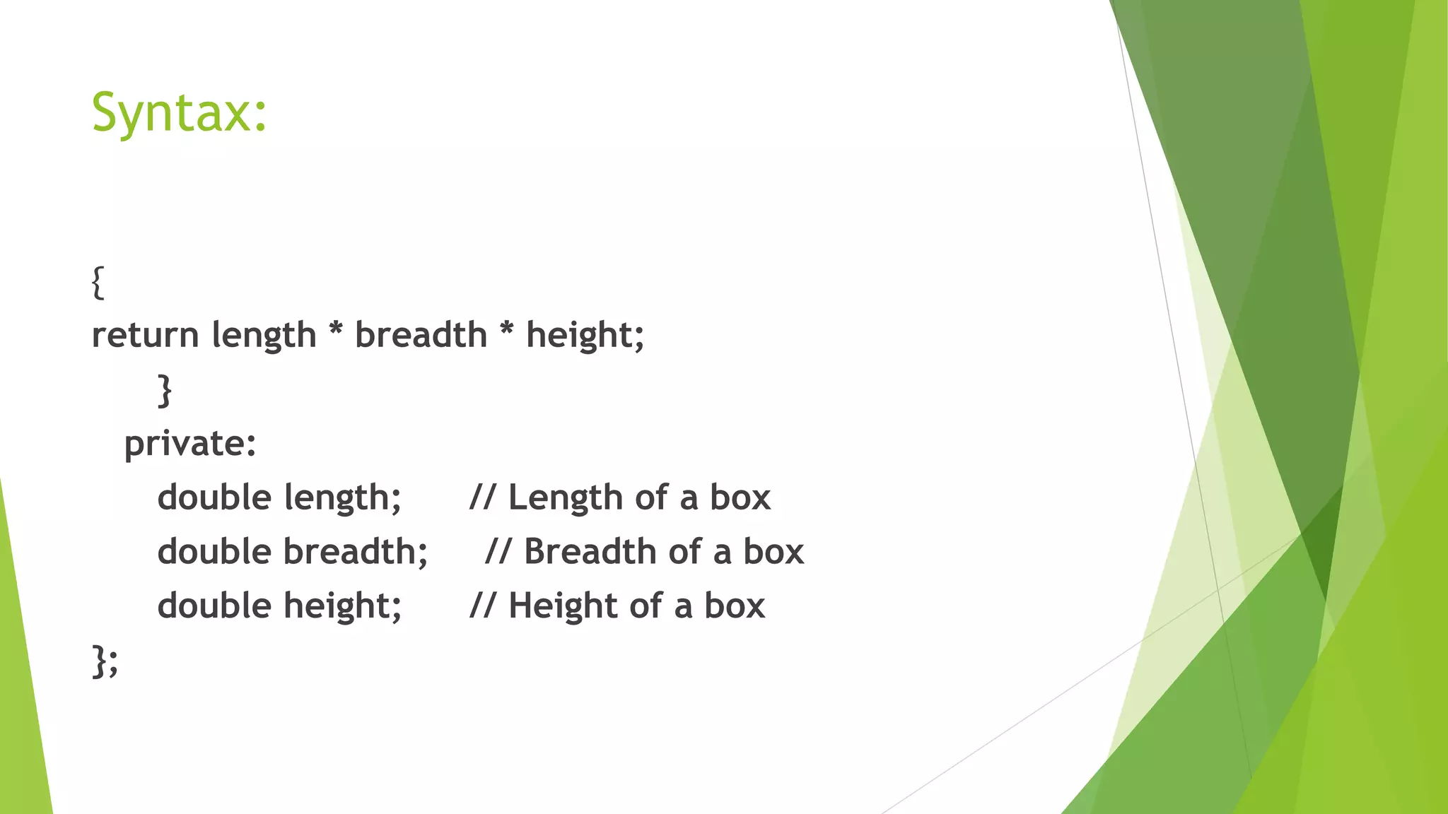 Encapsulation C++ | PPTX
