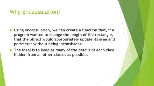 Encapsulation C++