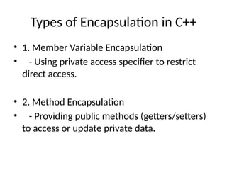 Encapsulation and Types with simple definition.pptx