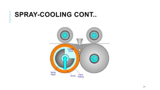 SPRAY-COOLING CONT..
21
 