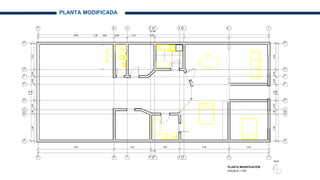PLANTA MODIFICADA
H
H
A
A
8 6 5 4 3 2
D
D
E
E
7
8 7
1
1
9
9
F
F
C
B
G
G
2.
40
0.
39
0.
81
1.
45
0.
69
0.
63
2.
33
6 5 4 3 2
21.00
6.93 3.32 2.65 4.48 3.63
21.00
6.93 1.20 2.50 2.65 4.10 3.63
2.40
0.39
0.81
1.45
8.70
0.69
0.63
2.33
2.40
0.39
0.81
0.69
0.63
2.33
8.70
1.45
PLANTA MODIFICACIÓN
ESCALA 1:100
B
C
Norte
 