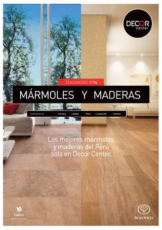 Márboles y Maderas - Tendencias 2014