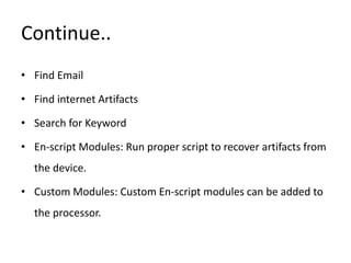 Encase Forensic | PPT | Free Download