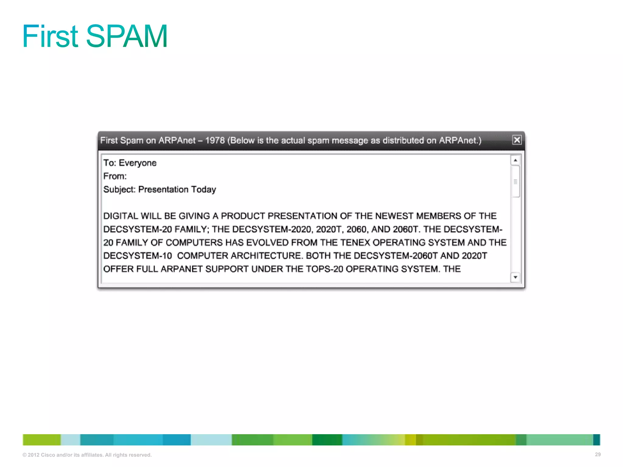 © 2012 Cisco and/or its affiliates. All rights reserved.

29

 