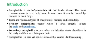 encephalitis a basic notes for general medicine | PDF