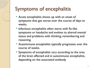 Comprehensive Overview of Encephalitis and Acute Bacterial Meningitis ...