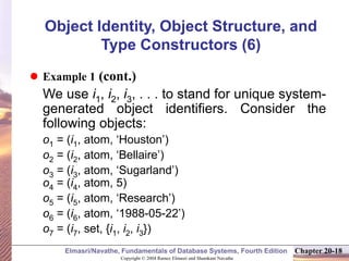 O2 Object Database Database and Design system in Fundamentals ppt | PPT