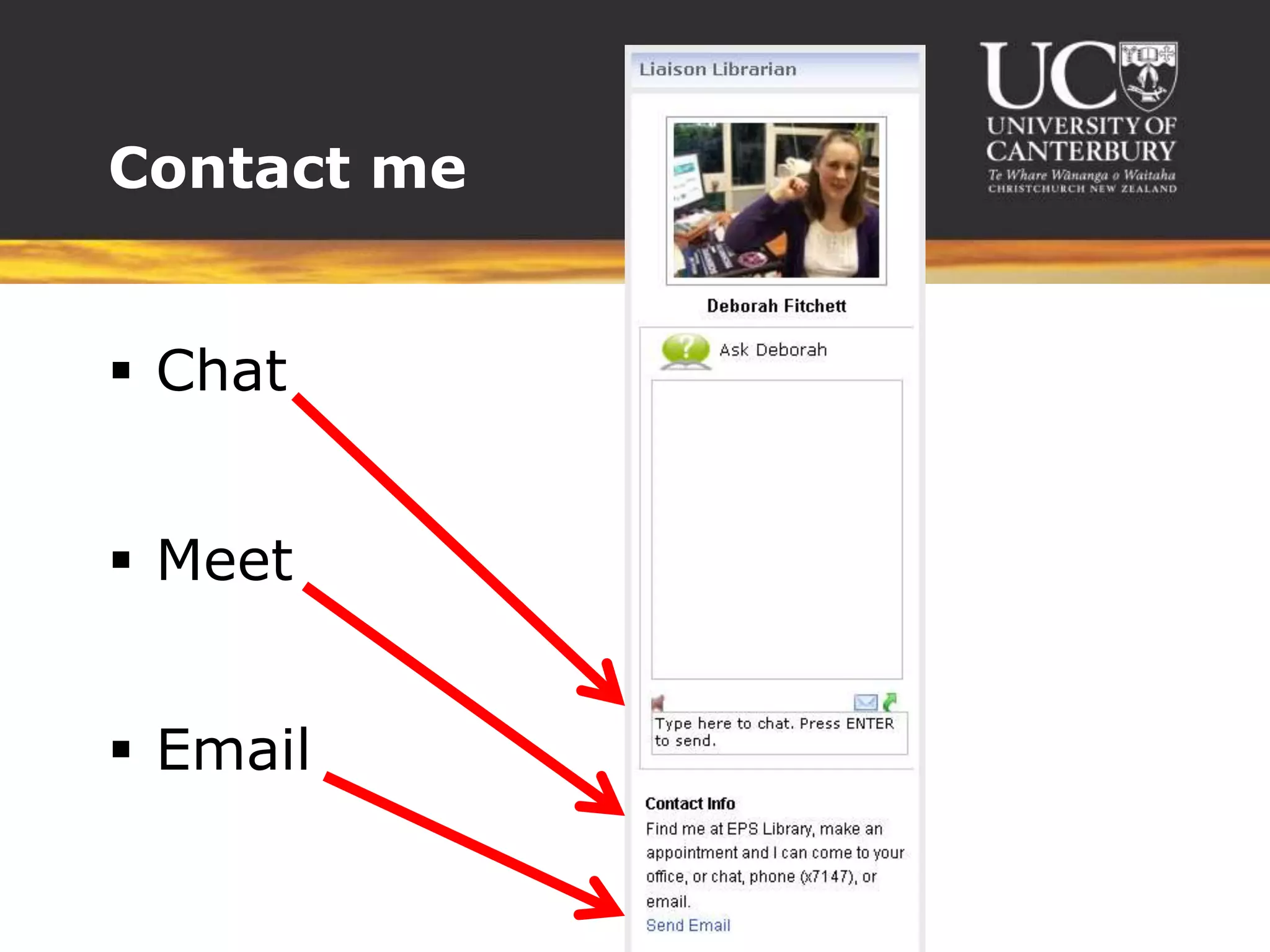 Contact me


 Chat


 Meet


 Email
 