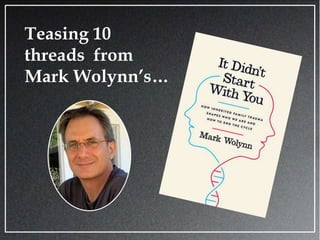 Book Review; It Didn't Start With You by Mark Wolynn