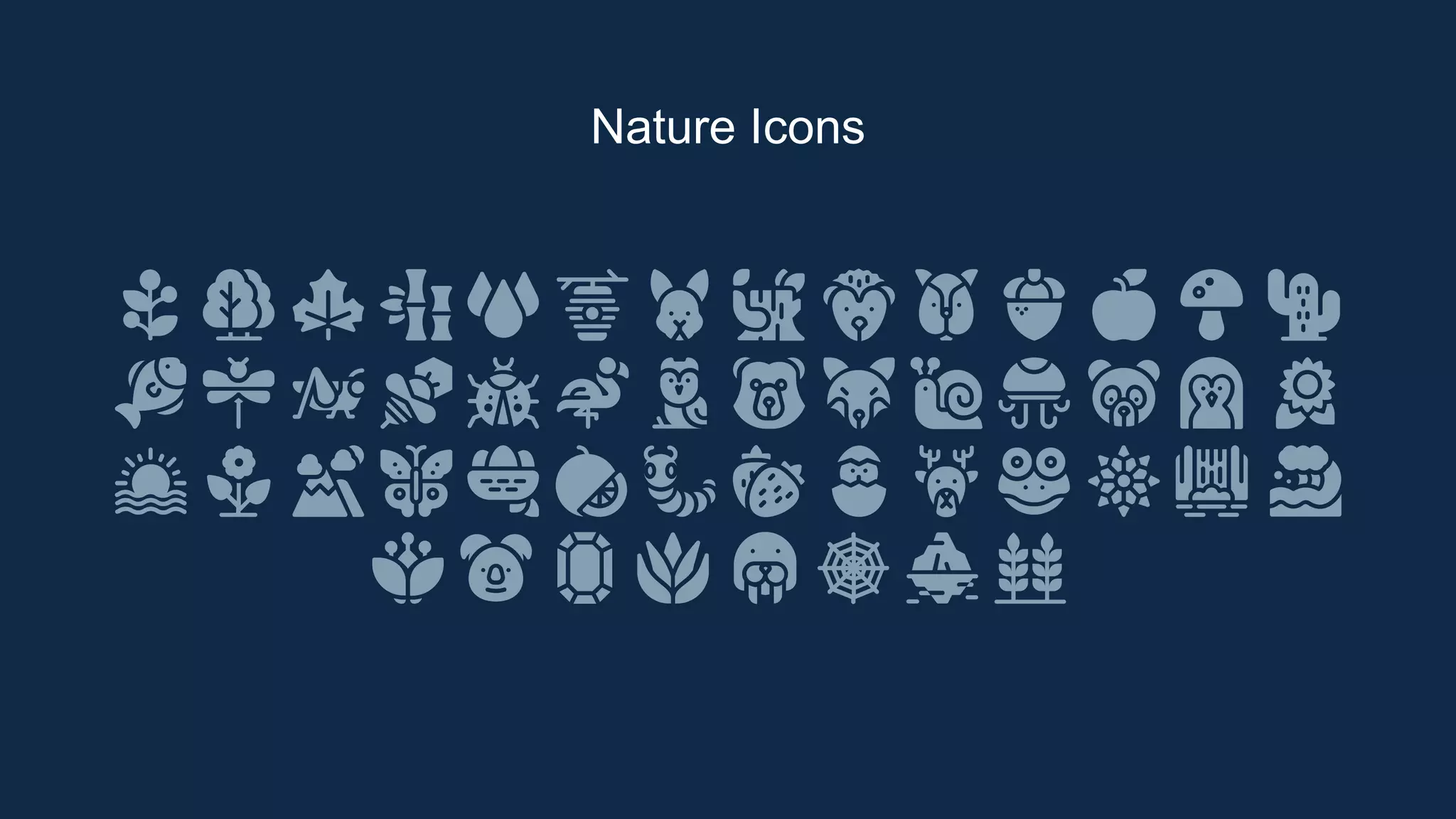 Nature Icons
 