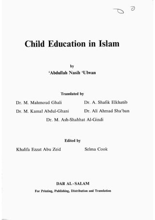 En child education_in_islam