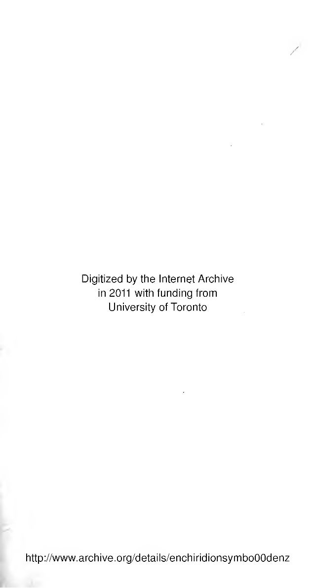Enchiridion Symbolorum English Enchiridion Symbolorum English