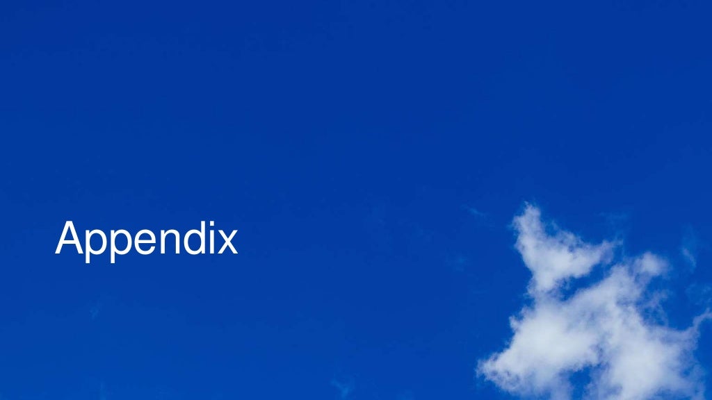 Appendix