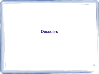 15
Decoders
 
