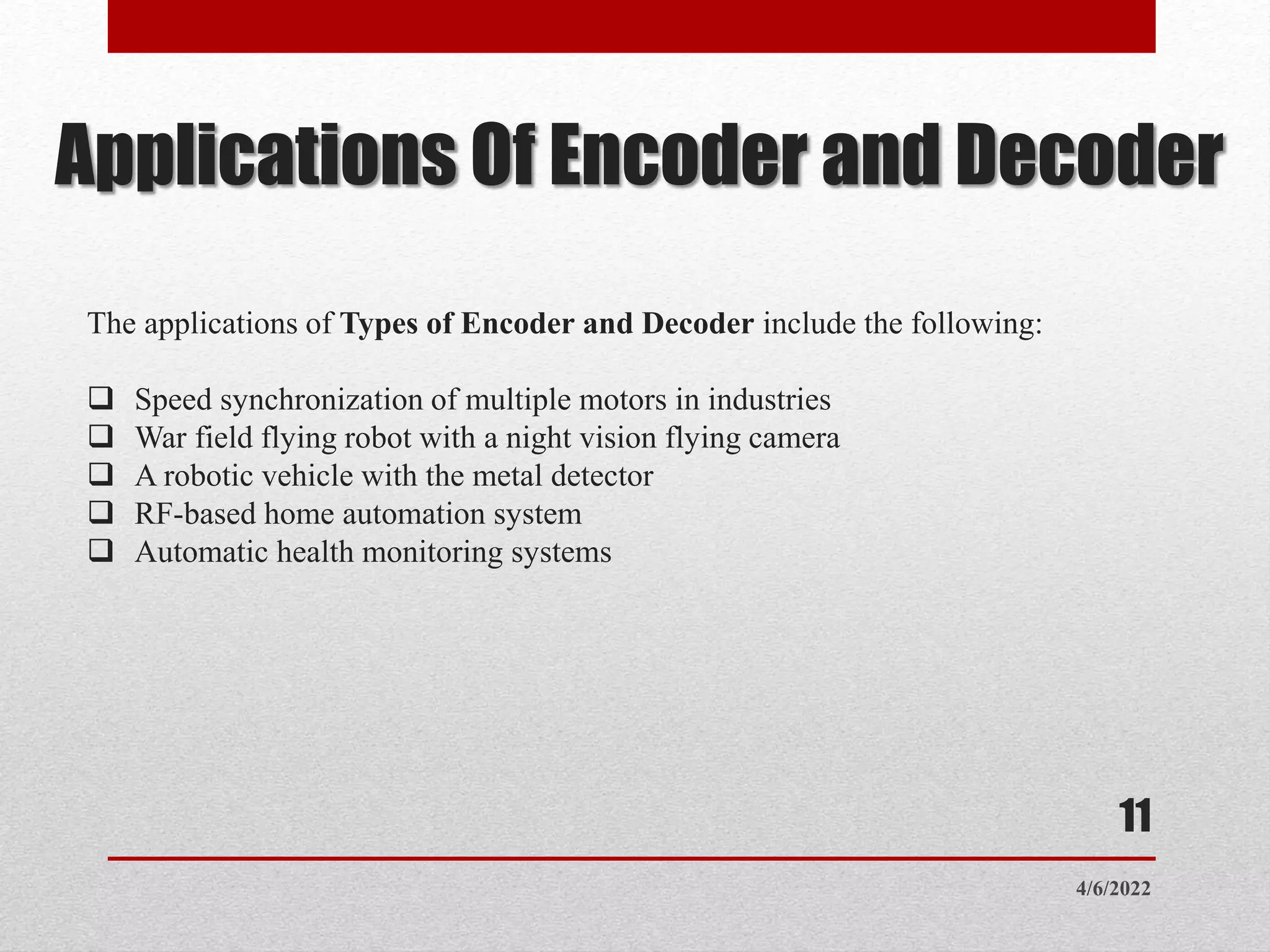 Encoder and decoder | PPT