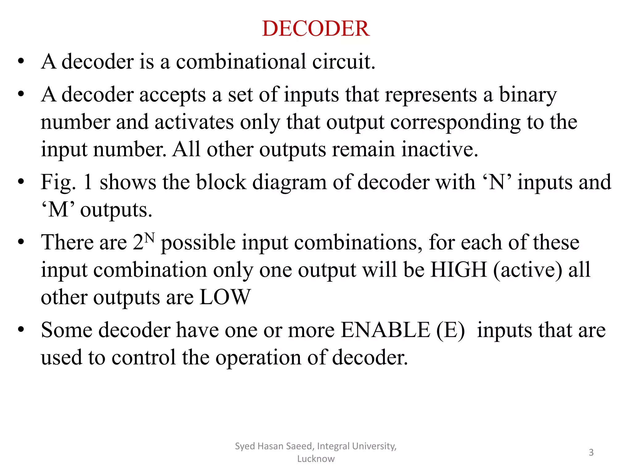 Encoder & Decoder | PPT