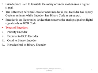 Encoder & Decoder | PPT