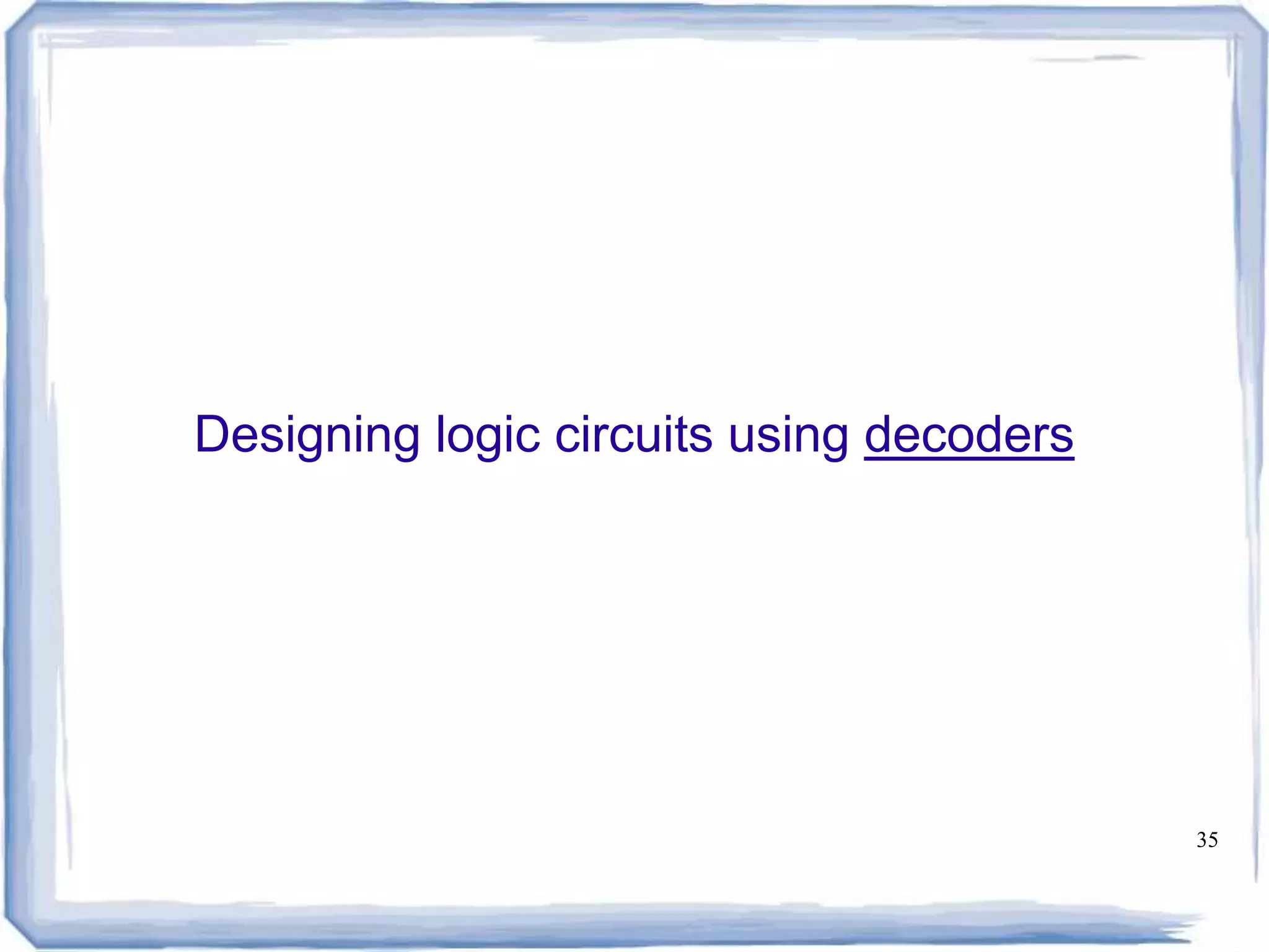 Encoder, decoder, multiplexers and demultiplexers | PPT | Operating ...