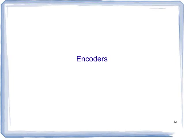 Encoder, decoder, multiplexers and demultiplexers | PPT | Operating ...