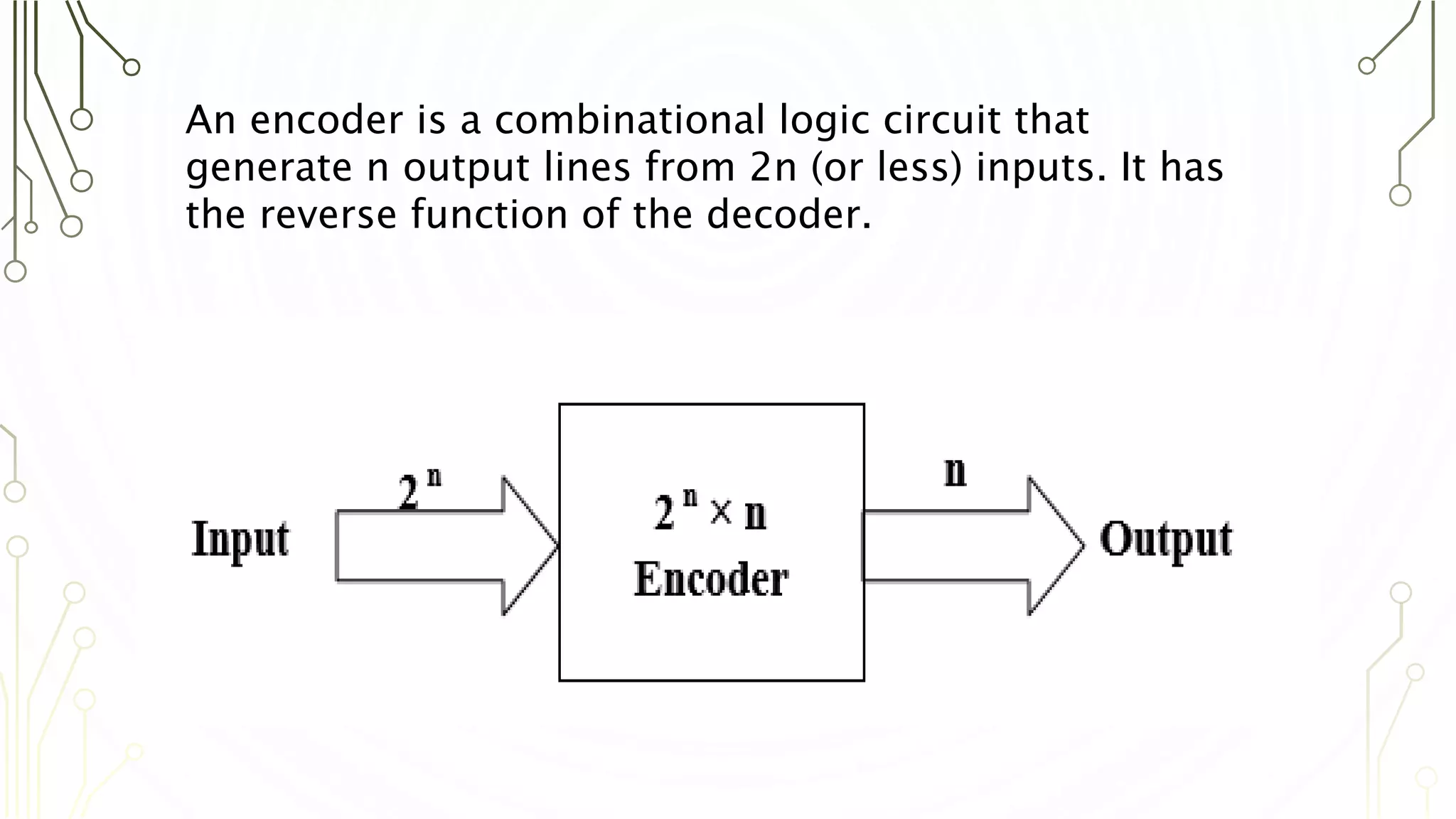 Encoders and decoders | PPTX
