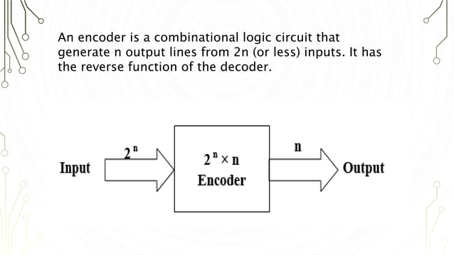Encoders and decoders | PPTX