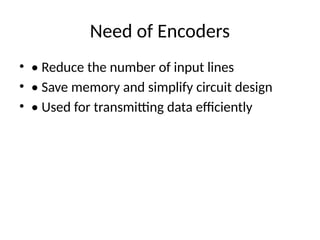 Encoders Electronics ITI new working with | PPTX