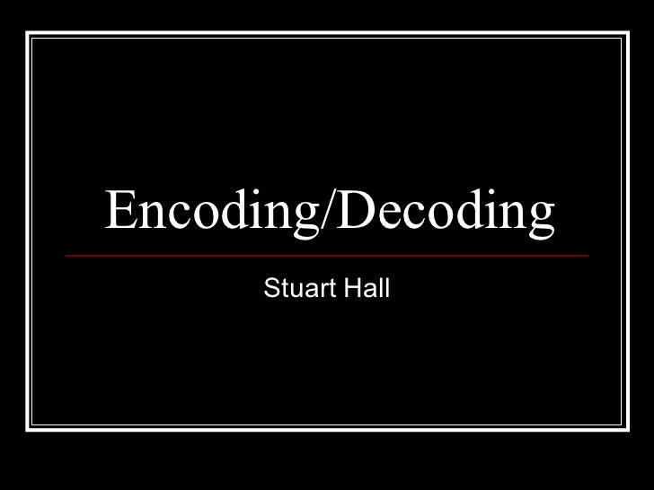 encoding in education encoding in education