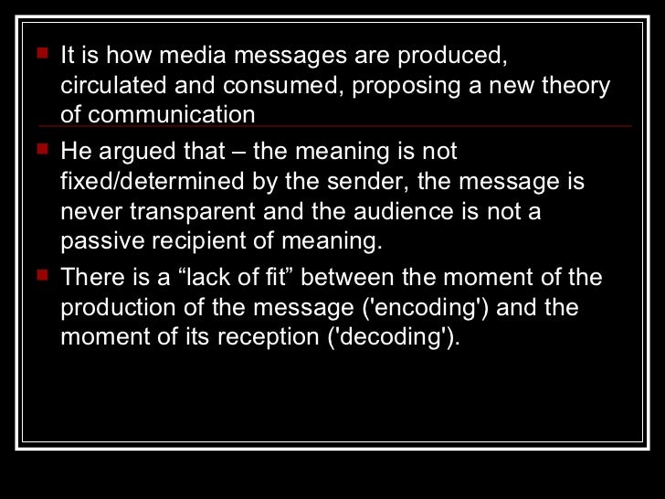 Encoding and Decoding