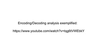 Encoding decoding by Hall | PPTX