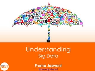 Introduction

Understanding
Big Data

Prerna Jaswant
@prernajustwant

 