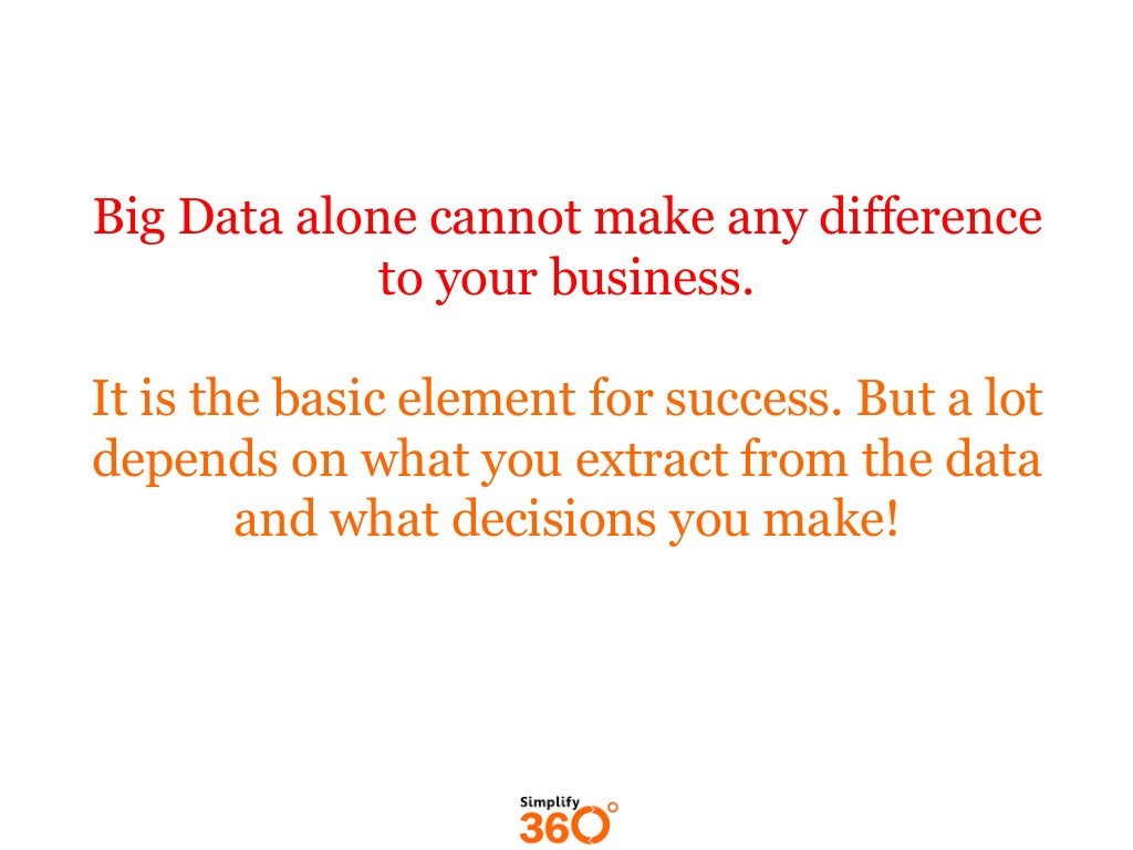 Fundamentals of Big Data in 2 minutes!!