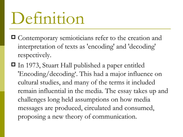 Encoding decoding model | PPT