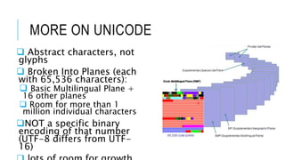 Encoding Nightmares (and how to avoid them) | PPTX