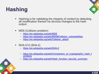 Encoding vs. encryption vs. hashing | PPTX