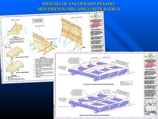 SISTEMA DE ENCOFRADO PESADO MOVIMIENTO MECÁNICO REDI RADIUS 