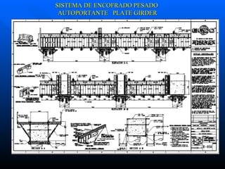 SISTEMA DE ENCOFRADO PESADO AUTOPORTANTE  PLATE GIRDER 