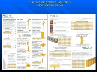 SISTEMA DE APUNTALAMIENTO MONOPOSTE  PRO-4 