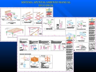 SISTEMA APUNTALAMIENTO MANUAL EFCO DECK 
