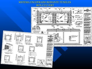 SISTEMA ENCOFRADO RODANTE TÚNELES BOX CULVERT 