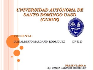 UNIVERSIDAD AUTÓNOMA DE SANTO DOMINGO UASD (CURVE) 